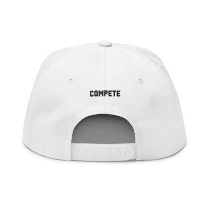 Flat Bill Cap - N.O.P.E Athletics, Athletic Hat for Sports, Motivational Gift, Trendy Apparel, Outdoor Activities, Compete