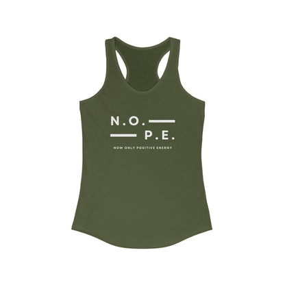 Racerback Tank - NOPE Positive Energy Casual Wear