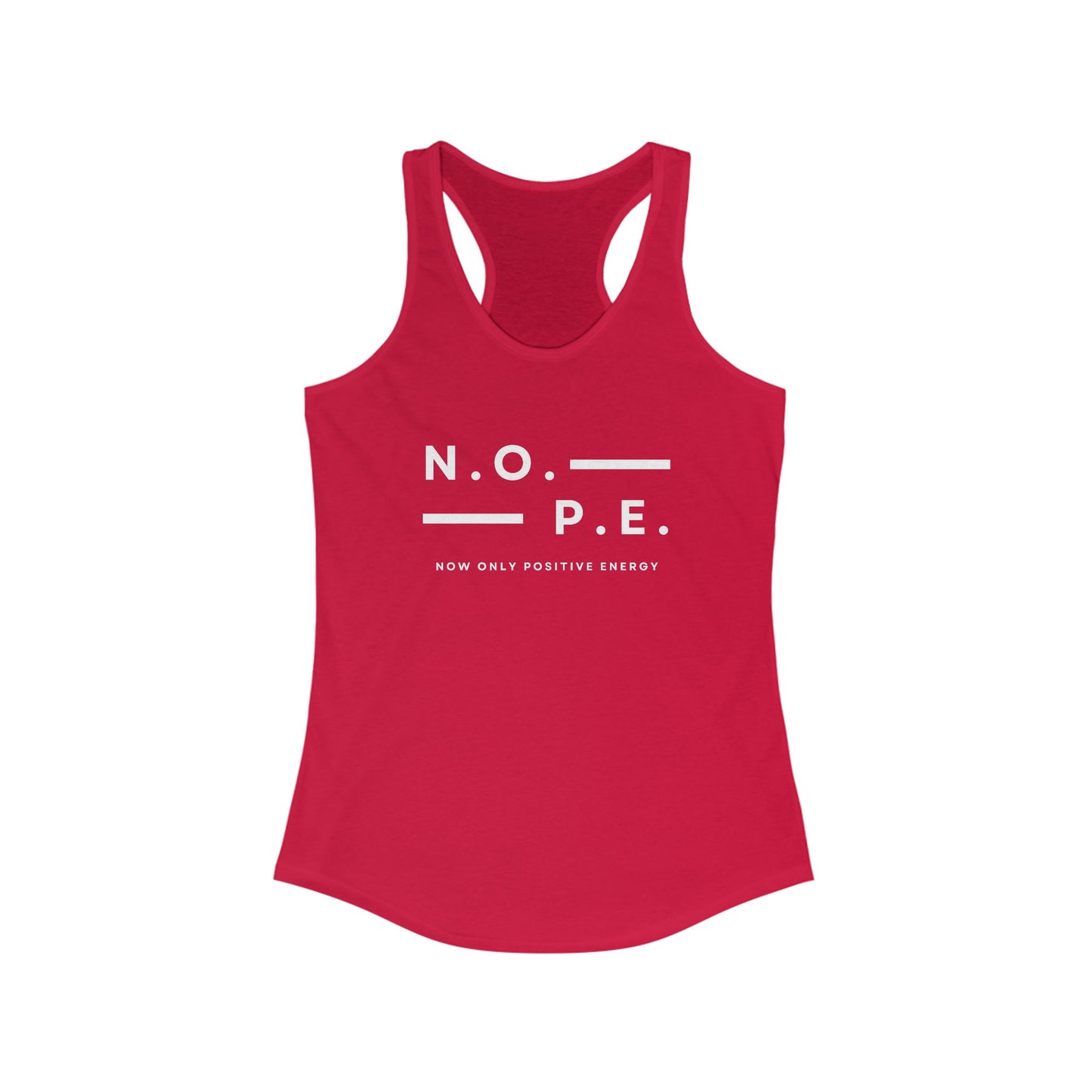 Racerback Tank - NOPE Positive Energy Casual Wear