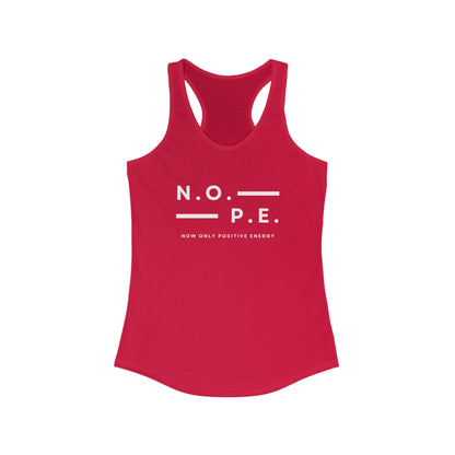 Racerback Tank - NOPE Positive Energy Casual Wear